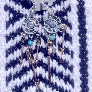 shotgun shell earrings